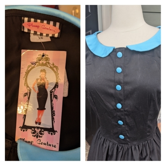 Pinup couture Dee Dee Peter pan dress - Picture 4 of 4